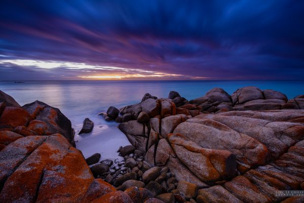 First light at the Bay of Fires